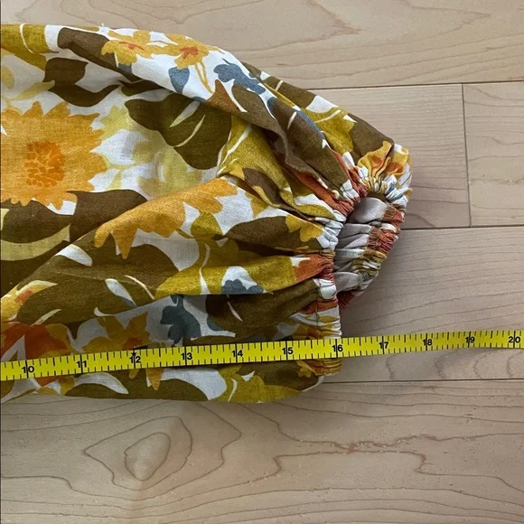 Amalie The Label Showpo Floral Off-Shoulder Blouse size 12 Ariesey - Picture 16 of 16